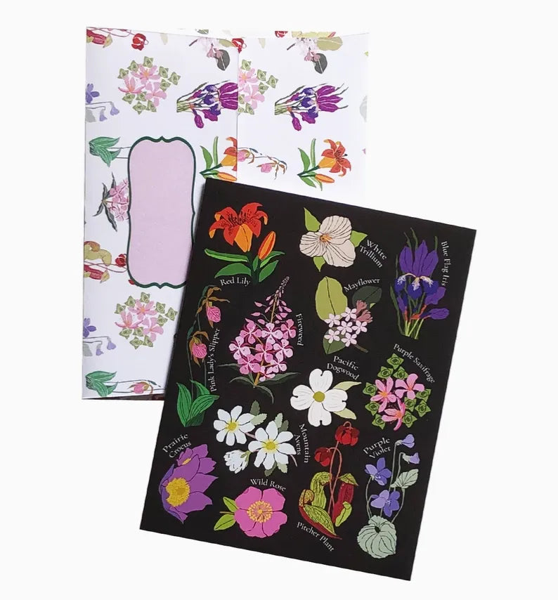  Artistry Cards - Flowers of Canada Greeting Card Artistry Cards Blank Cards art-noise.myshopify.com artistry-cards-flowers-of-canada-greeting-card