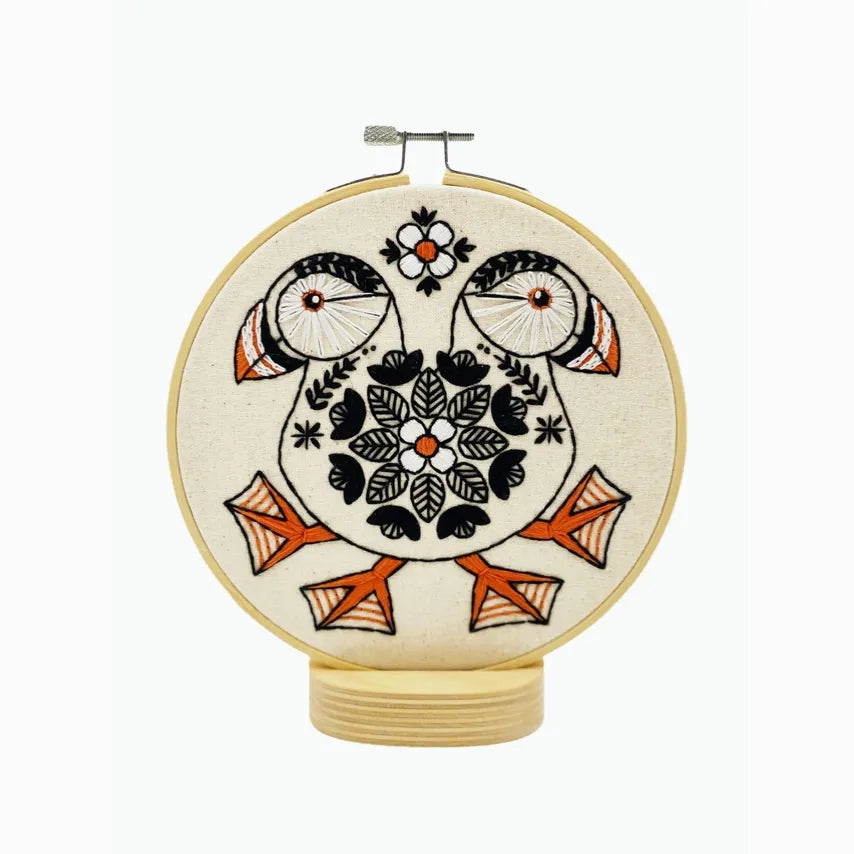 Puffin Complete Embroidery Kit Hook, Line & Tinker product_type art-noise.myshopify.com puffin-complete-embroidery-kit Puffin Complete Embroidery Kit Hook, Line & Tinker  art-noise.myshopify.com puffin-complete-embroidery-kit