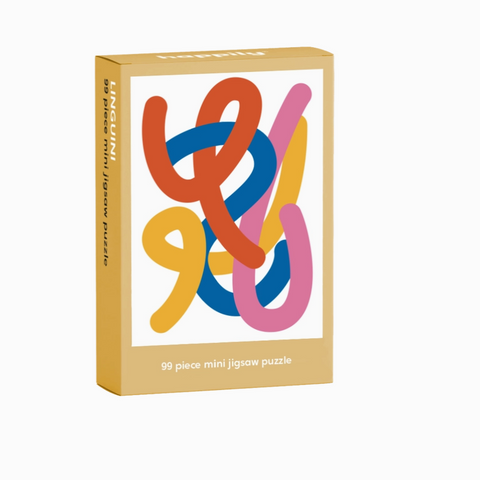 Linguini - 99 Piece Mini Jigsaw Puzzle Happily Puzzles product_type art-noise.myshopify.com linguini-99-piece-mini-jigsaw-puzzle
