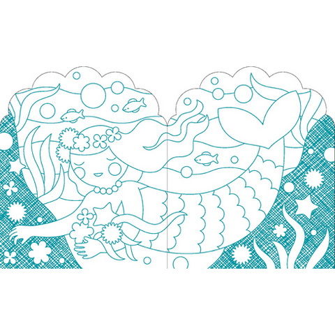 Mermaids Colouring Book with Stickers