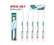 Total Tools - Reciprocating saw blades for wood with nail