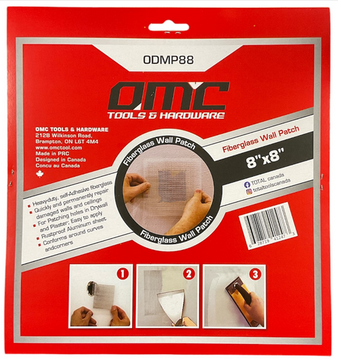 Total Tools - 8"x8" Fiberglass wall patch