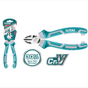 Total Tools - 7" High leverage diagonal cutting pliers