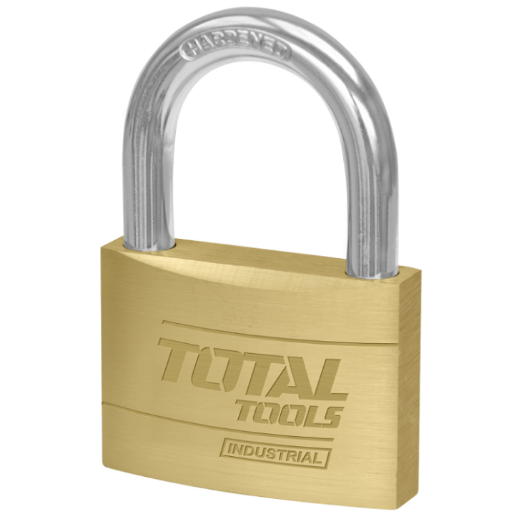 Total Tools - 60 MM Heavy duty brass padlock