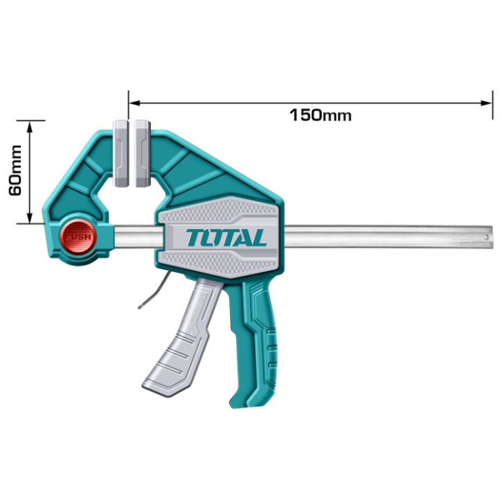 Total Tools - 6" Quick bar clamp