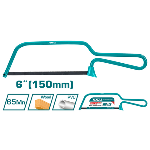 Total Tools - 6" Mini Hacksaw Frame