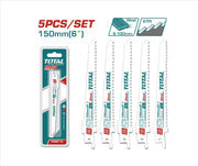 Total Tools - 5PCSX6"  Reciprocating saw blades for wood set Total Tools product_type art-noise.myshopify.com total-tools-5pcsx6-reciprocating-saw-blades-for-wood-set Total Tools - 5PCSX6"  Reciprocating saw blades for wood set Total Tools  art-noise.myshopify.com total-tools-5pcsx6-reciprocating-saw-blades-for-wood-set