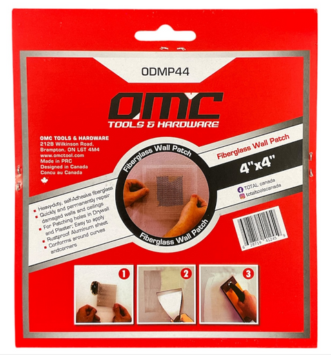 Total Tools - 4"x4" Fiberglass wall patch