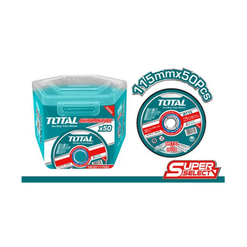 Total Tools - 4.5"X3/64"X7/8"50PCS metal cutting disc set