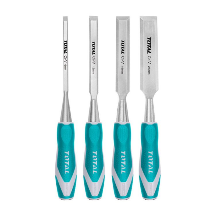 Total Tools - 4 Pcs wood chisel set