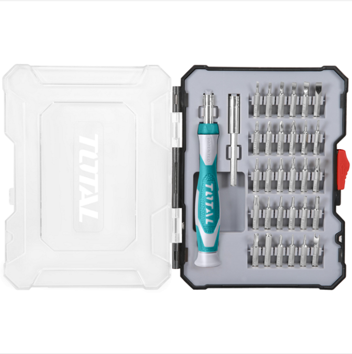 Total Tools - 32Pcs Industrial precision screwdriver set