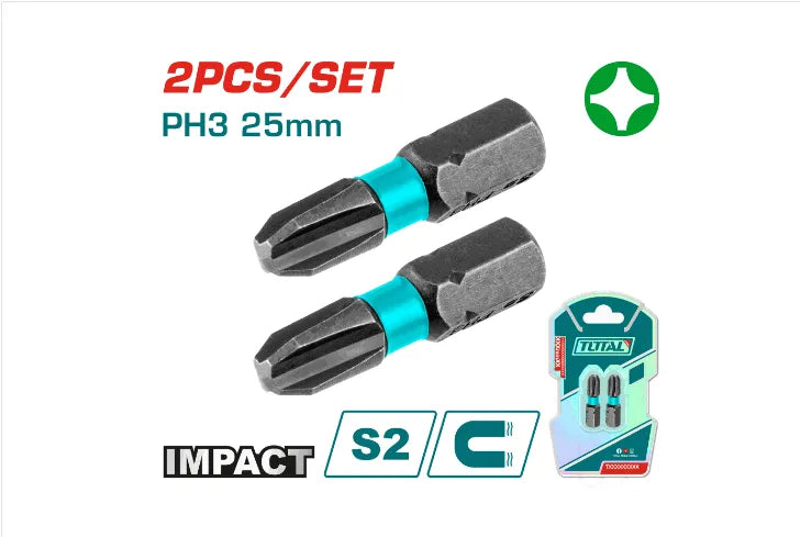 Total Tools - 2PCS PH3X1" Impact screwdriver bits set Total Tools product_type art-noise.myshopify.com total-tools-2pcs-ph3x1-impact-screwdriver-bits-set Total Tools - 2PCS PH3X1" Impact screwdriver bits set Total Tools  art-noise.myshopify.com total-tools-2pcs-ph3x1-impact-screwdriver-bits-set