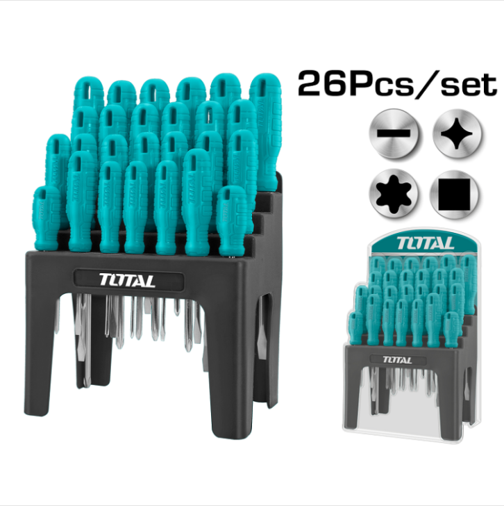 Total Tools - 26 Pcs screwdriver set