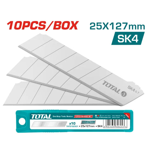 Total Tools - 25MMX127MM 10PCS blades set Total Tools product_type art-noise.myshopify.com total-tools-25mmx127mm-10pcs-blades-set Total Tools - 25MMX127MM 10PCS blades set Total Tools  art-noise.myshopify.com total-tools-25mmx127mm-10pcs-blades-set