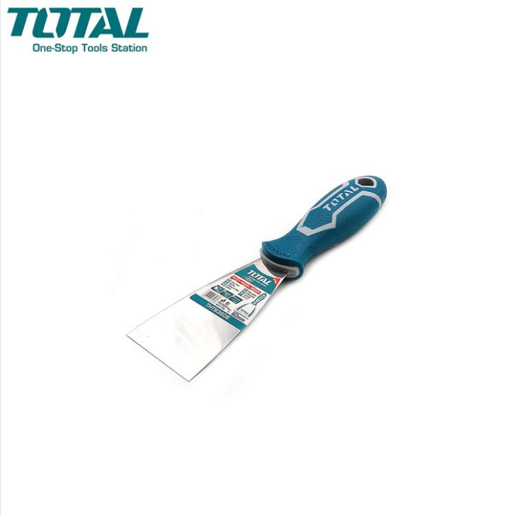 Total Tools - 2.5" Stainless Steel Putty trowel with Aluminum Head