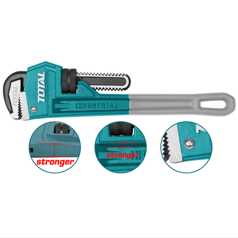 Total Tools - 24" Pipe wrench (Coated Handle)