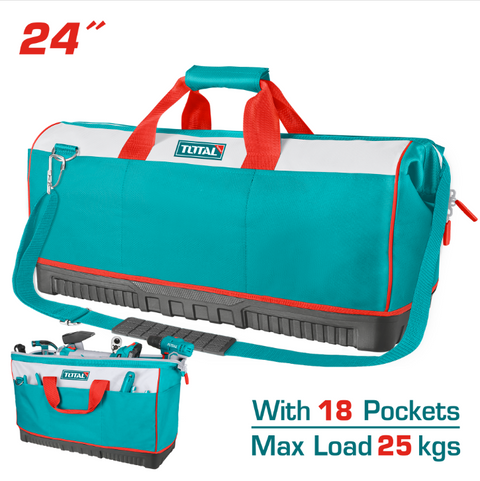 Total Tools - 24" Industrial Tool bag(Reinforced Base)