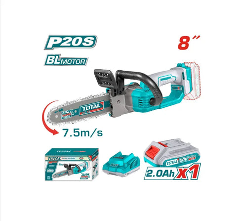 Total Tools - 20VX8" Cordless chain saw (1Battery+1Charger) Total Tools product_type art-noise.myshopify.com total-tools-20vx8-cordless-chain-saw-1battery-1charger Total Tools - 20VX8" Cordless chain saw (1Battery+1Charger) Total Tools  art-noise.myshopify.com total-tools-20vx8-cordless-chain-saw-1battery-1charger