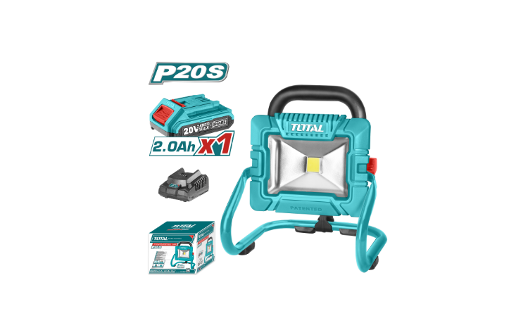Total Tools - 20VX1800Lum Cordless Work Light (1 Battery+ 1 Charger)