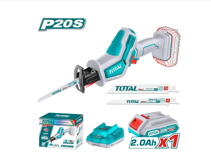 Total Tools - 20V Cordless reciprocating saw (1Battery+1Charger) Total Tools product_type art-noise.myshopify.com total-tools-20v-cordless-reciprocating-saw-1battery-1charger Total Tools - 20V Cordless reciprocating saw (1Battery+1Charger) Total Tools  art-noise.myshopify.com total-tools-20v-cordless-reciprocating-saw-1battery-1charger