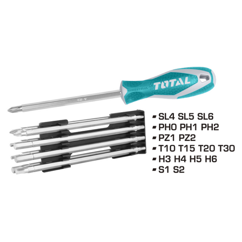Total Tools - 18 IN 1 Screwdriver set