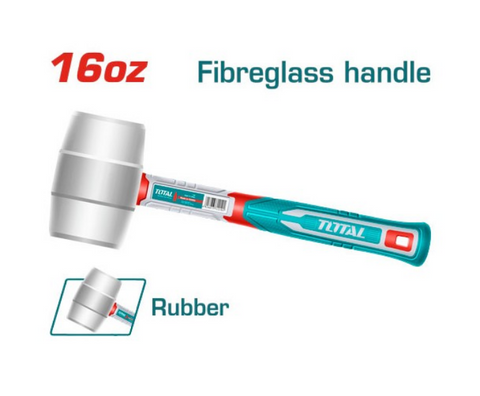 Total Tools - 16Oz White Rubber Mallet Total Tools product_type art-noise.myshopify.com total-tools-16oz-white-rubber-mallet