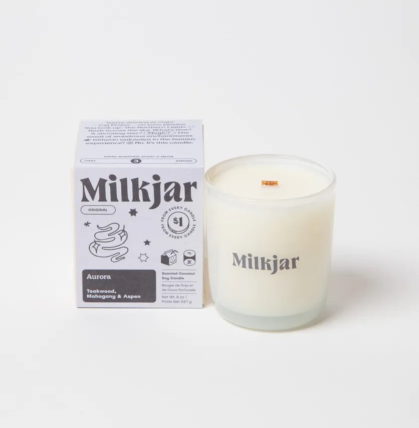 Milk Jar Co. Aurora 8oz Candle Milk Jar Candle Co. product_type art-noise.myshopify.com milk-jar-co-aurora-8oz-candle Milk Jar Co. Aurora 8oz Candle Milk Jar Candle Co.  art-noise.myshopify.com milk-jar-co-aurora-8oz-candle