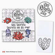 Oh Color Me - Mini Coloring Book - Sea Secrets