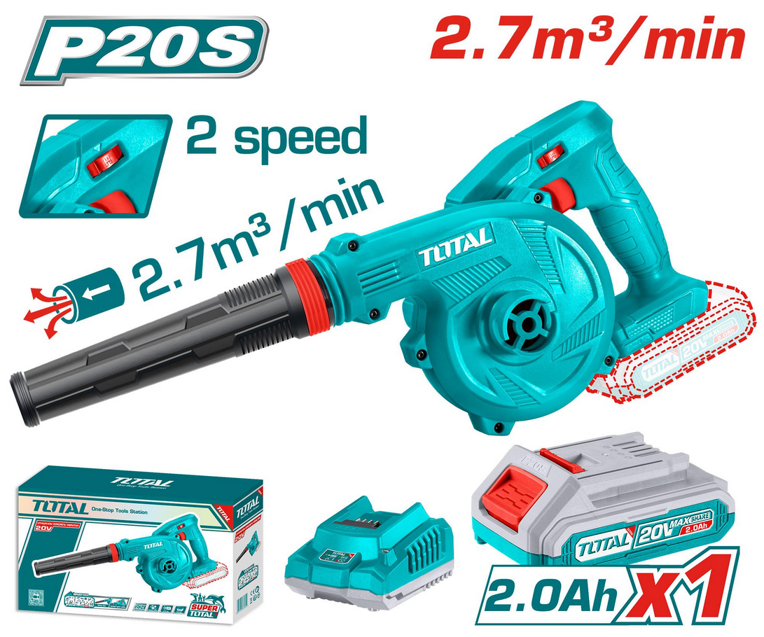 Total Tools - 20V Cordless blower combo