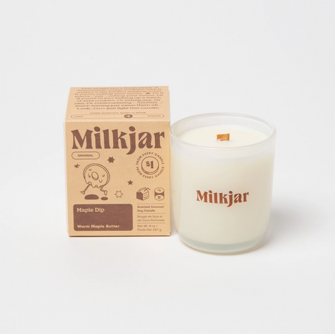 Milk Jar Co. Maple Dip 8oz Candle