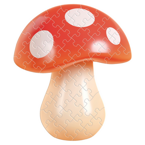 Mushroom Jiggie Puzzle 53 Piece Jiggies product_type art-noise.myshopify.com mushroom-jiggie-puzzle-53-piece