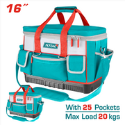 Total Tools - 16" Industrial Tool bag (25 Pockets)