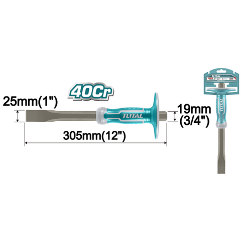 Total Tools - 1" Industrial Cold chisel