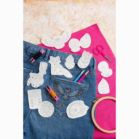 Woodland Folk Stick & Stitch Embroidery Pack