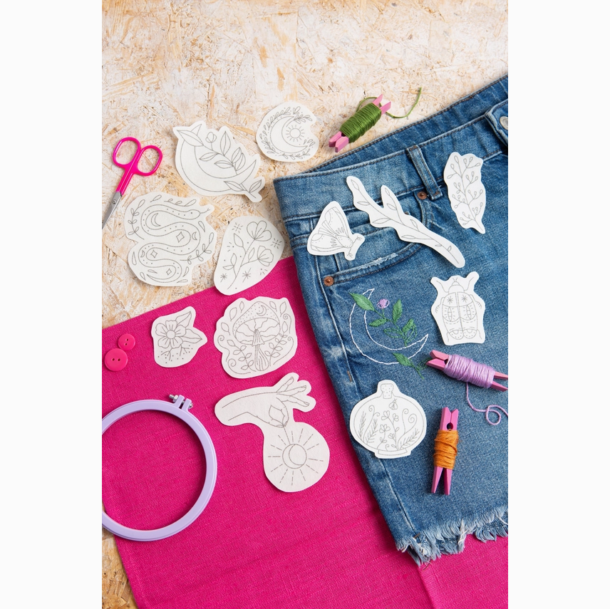 Moon Garden Stick & Stitch Embroidery Pack