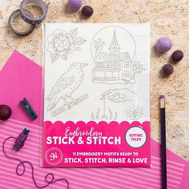 Gothic Tales Stick & Stitch Embroidery Pack Hawthorn Handmade product_type art-noise.myshopify.com gothic-tales-stick-stitch-embroidery-pack