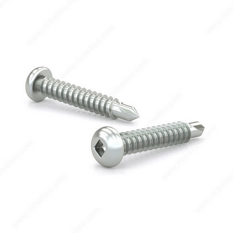 Reliable - Zinc Plated Metal Screw, Pan Head,  #8 - 1 in