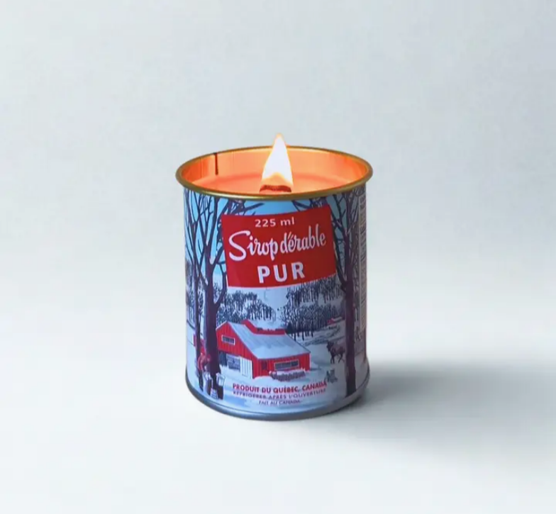 Maple Syrup Candle in Iconic Tin