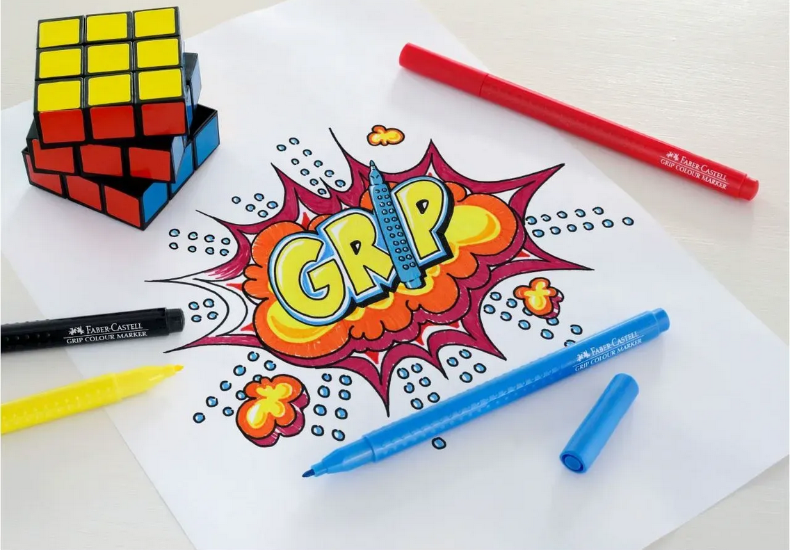Faber-Castell Grip Felt-Tip Marker Sets
