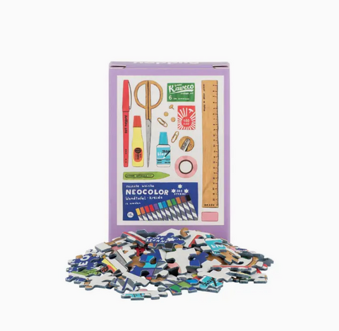 Stationery - 99 Piece Mini Jigsaw Puzzle Happily Puzzles product_type art-noise.myshopify.com stationery-99-piece-mini-jigsaw-puzzle