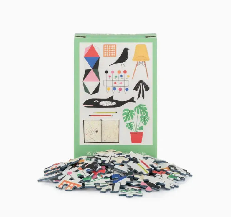 Eames - 99 Piece Mini Jigsaw Puzzle Happily Puzzles product_type art-noise.myshopify.com eames-99-piece-mini-jigsaw-puzzle Eames - 99 Piece Mini Jigsaw Puzzle Happily Puzzles  art-noise.myshopify.com eames-99-piece-mini-jigsaw-puzzle