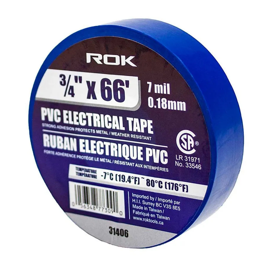 ROK - 3/4" PVC ELECTRICAL TAPE- BLUE ROK product_type art-noise.myshopify.com rok-3-4-pvc-electrical-tape-blue ROK - 3/4" PVC ELECTRICAL TAPE- BLUE ROK  art-noise.myshopify.com rok-3-4-pvc-electrical-tape-blue