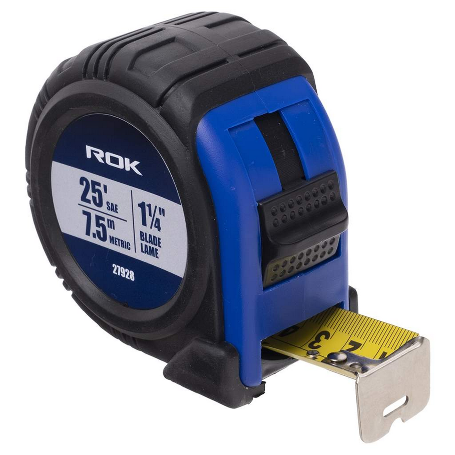 ROK - PROFESSIONAL TAPE MEASURE 1-1/4"X25'/7.5M