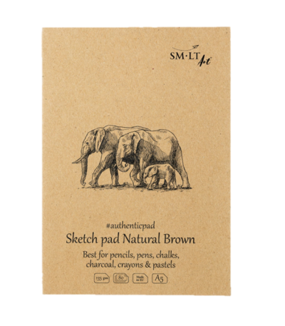SM-LT Glued pad AUTHENTIC Brown SM-LT Paper Pads art-noise.myshopify.com sm-lt-glued-pad-authentic-brown