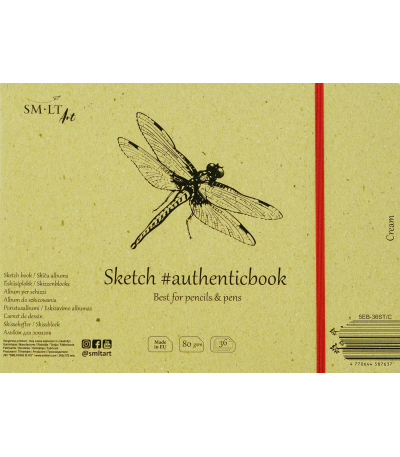 SM-LT AUTHENTICBOOK STITCHED ALBUM SKETCH CREAM