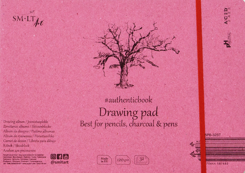 SM-LT AUTHENTICBOOK STITCHED ALBUM DRAWING SM-LT Sketchbooks art-noise.myshopify.com sm-lt-authenticbook-stitched-album-drawing