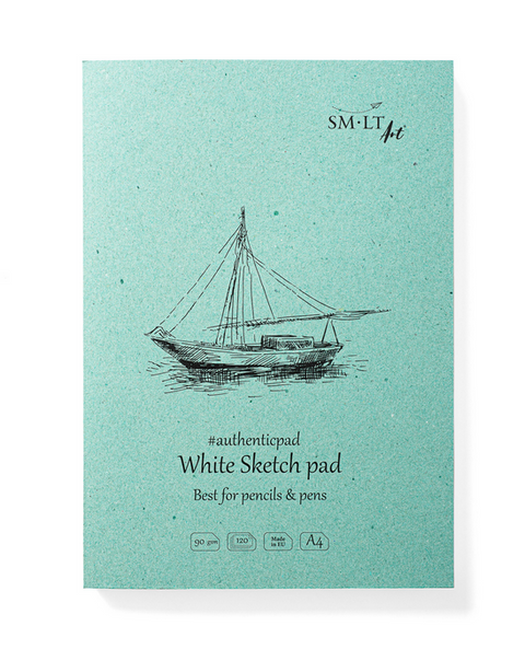 SM-LT Sketch pad Authentic White - A4