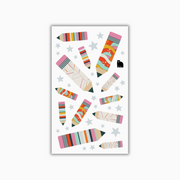 Four Bears Sticker Club - Pencils Four Bears Sticker Club Stickers art-noise.myshopify.com four-bears-sticker-club-pencils