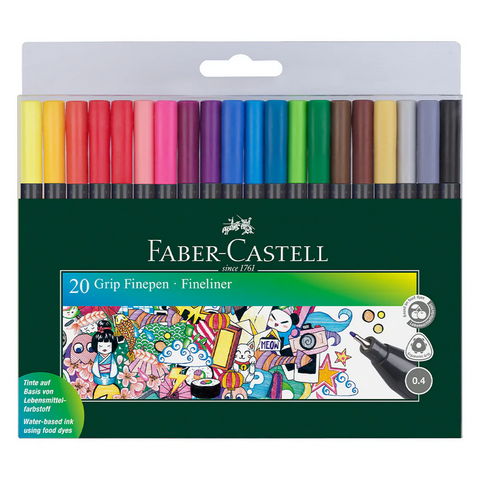 Faber-Castell Grip Finepen Sets Faber-Castell Fineliners art-noise.myshopify.com faber-castell-grip-finepen-sets