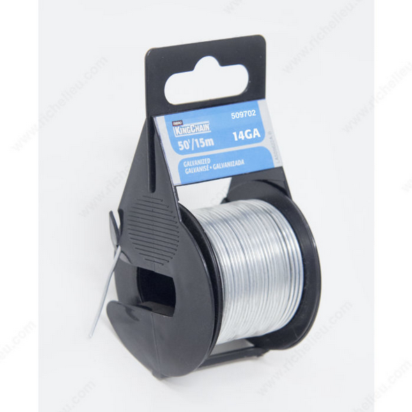 Decorative Wire #14 50 ft Galvanized Steel